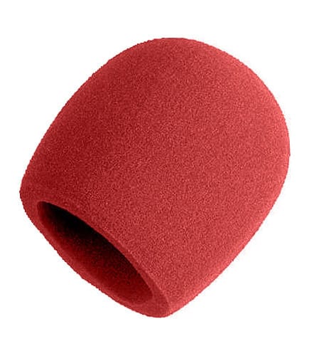Shure - A58WS RED Windscreen Assembly for SM58 Red Colour