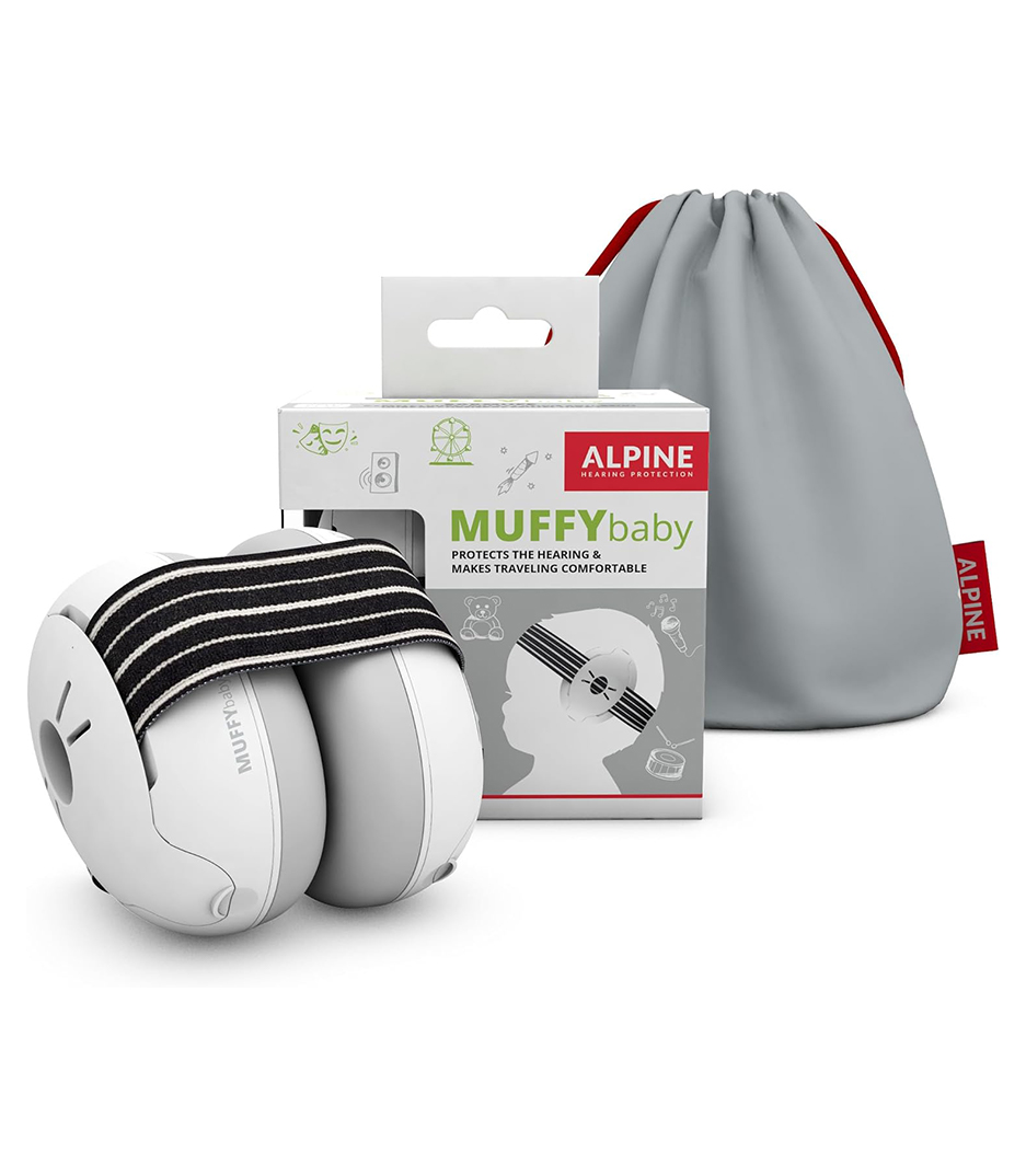 Alpine - 111.82.372 Baby Muffy Protection Headphones Black