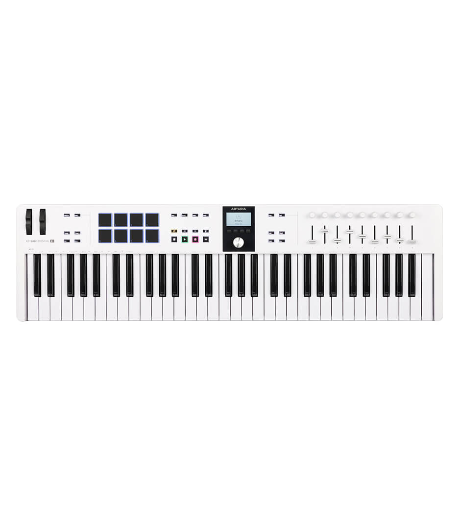 Keylab Essential 61 MK3 White Keylab Essential 61 - Keylab Essential 61 MK3 - White - Melody House Dubai, UAE