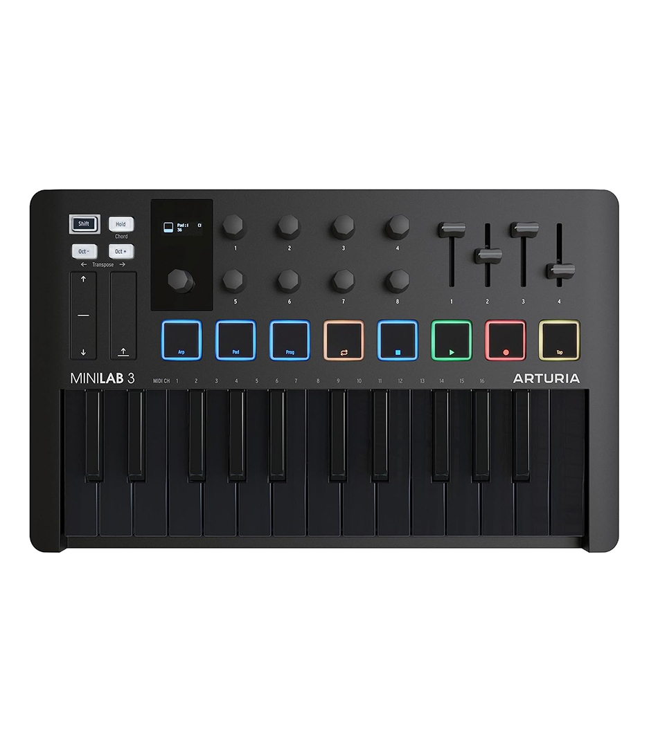 MiniLab Mk3 Deep Black Universal Music Making Con - MiniLab Mk3 - Deep Black - Melody House Dubai, UAE