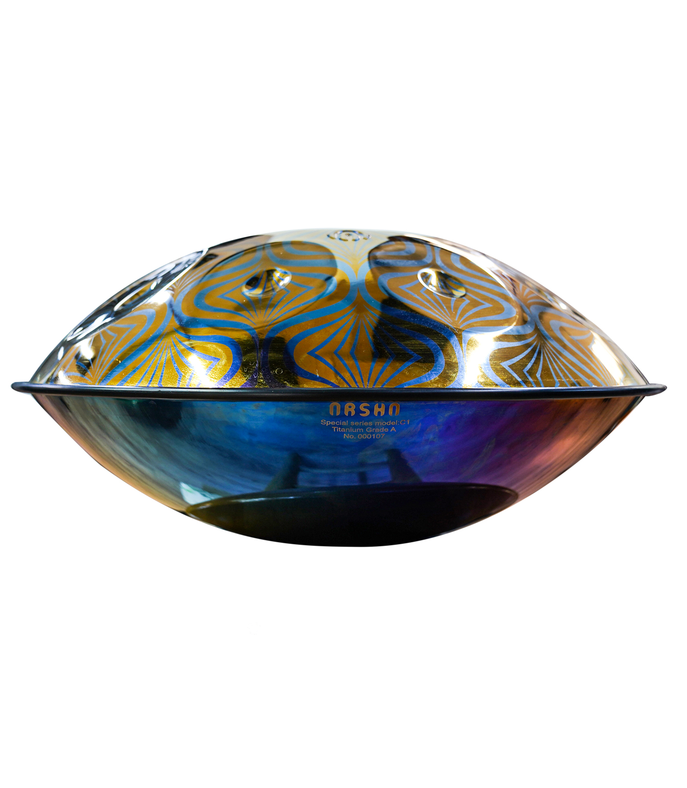 AH D Minor GPW Handpan H Series D Minor Scale Gold - AH-D-Minor-GPW - Melody House Dubai, UAE