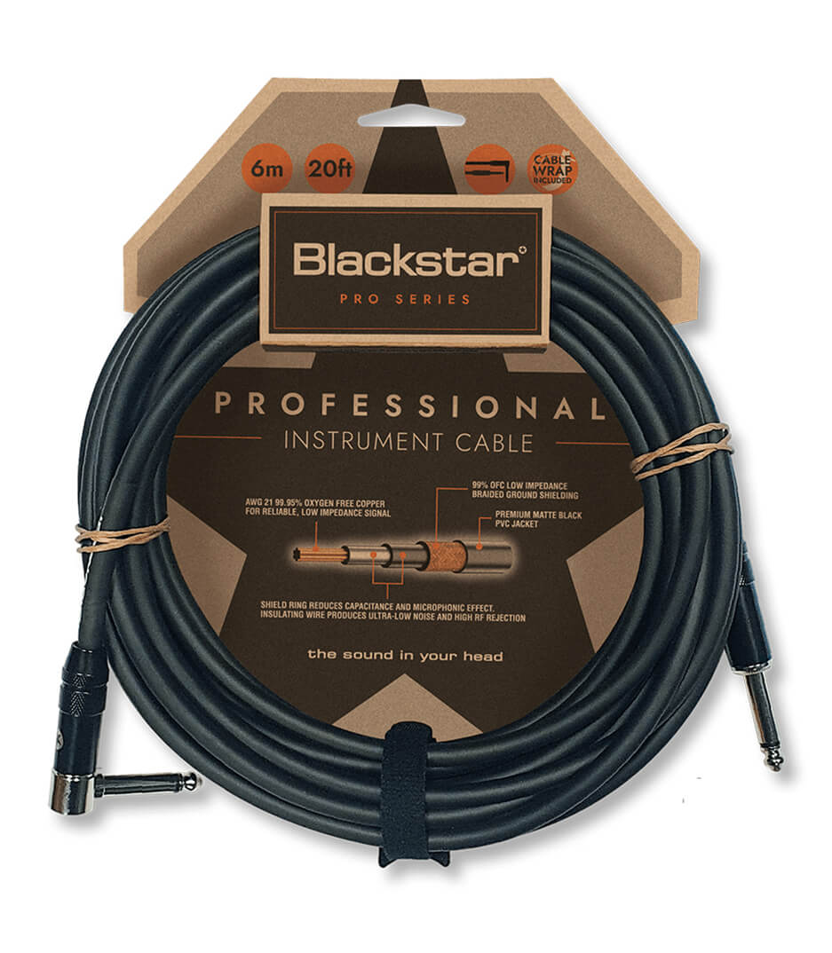 buy blackstar ba231038 blackstar professional cable 6m str ang