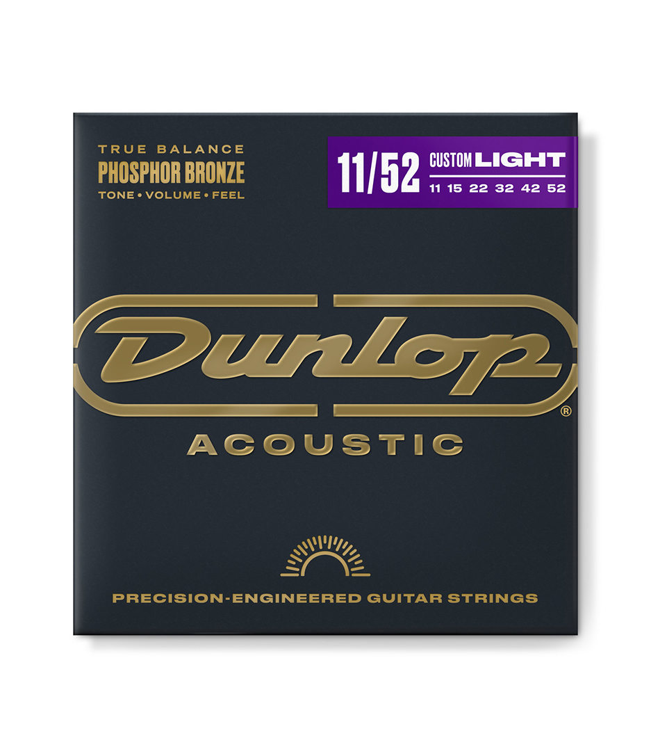 Dunlop - Acoustic Guitar Phos Bronze MED LIGHT 6 STRING