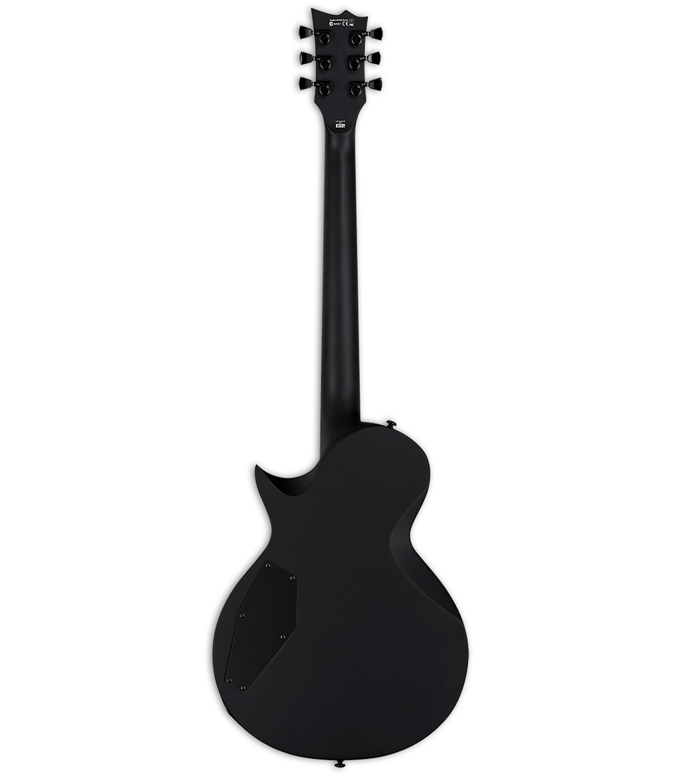 LECBKMBLKSI LTD Eclipse Black Metal Electric Guita - LECBKMBLKSI - Melody House Dubai, UAE