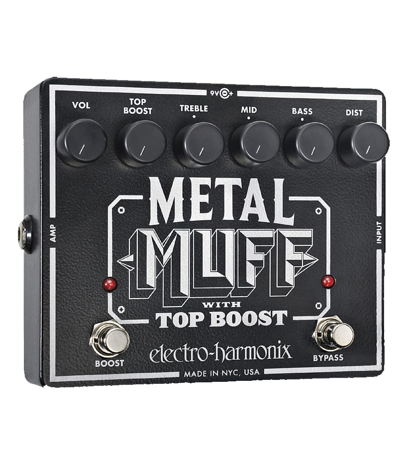 buy electroharmonix metal muff distortion pedal with top boost