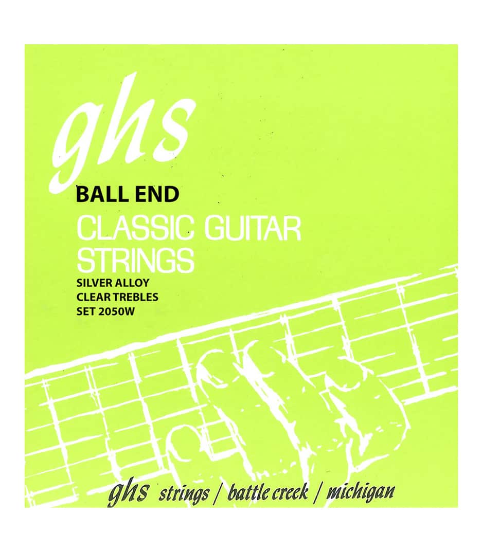 buy ghs 2050w hard tension ball end regular classic guitar
