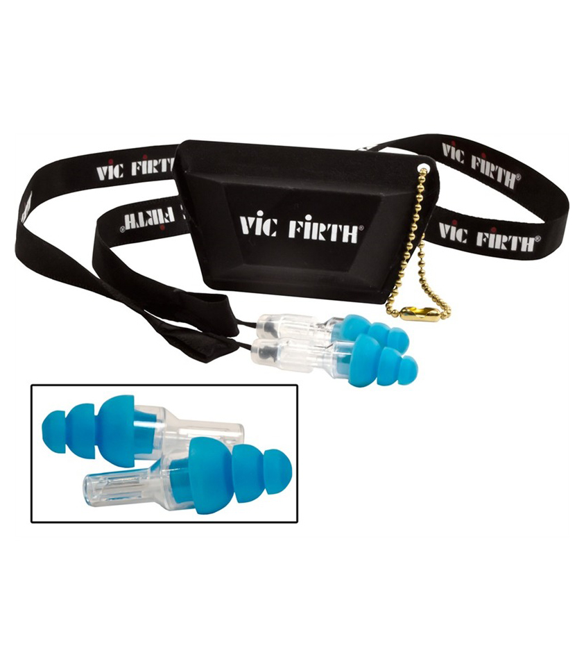 buy vicfirth high fidelity hearing protection regular size blue