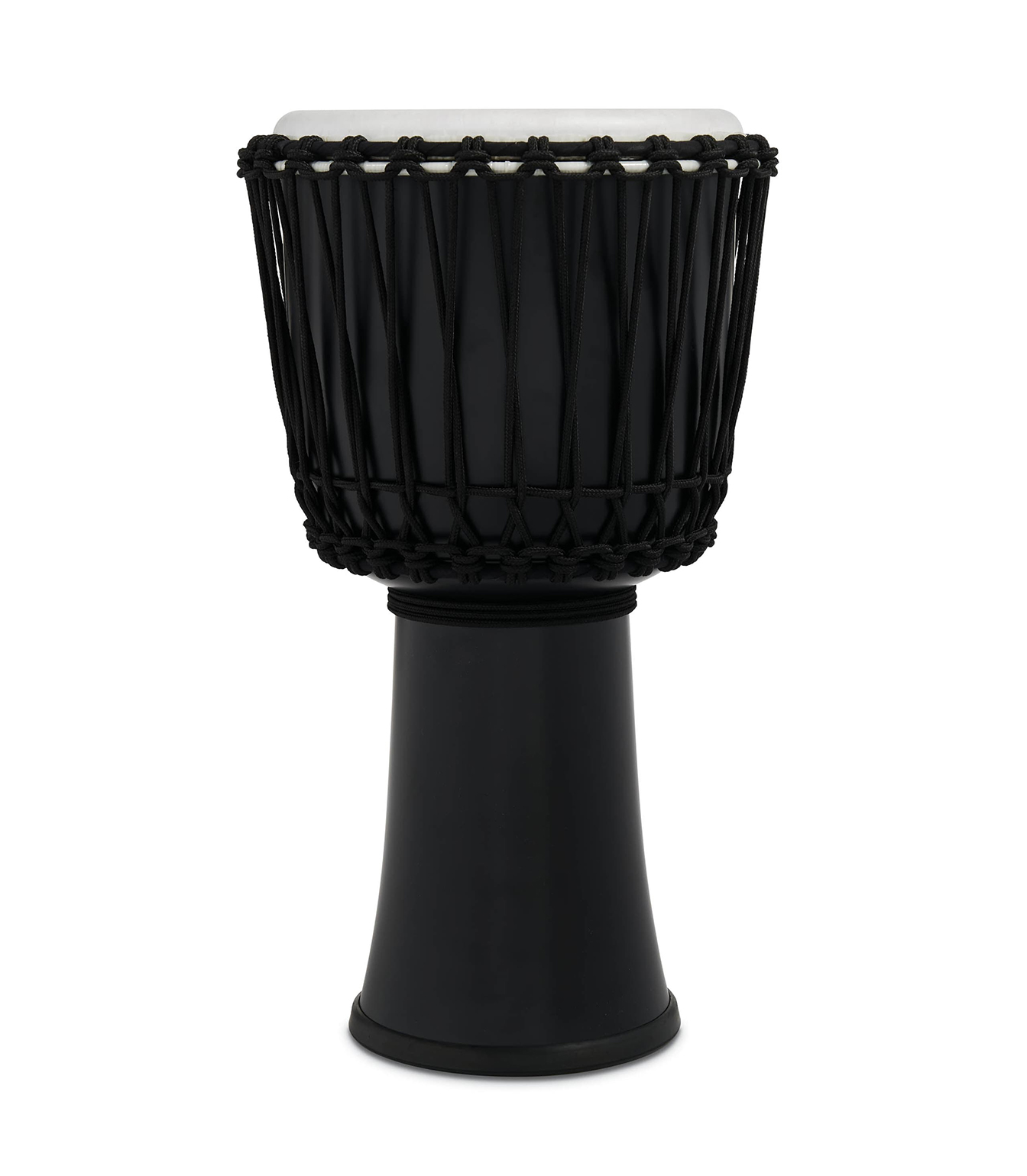 LP2010 BK 10 Rope Tuned Djembe Black Color - LP2010-BK - Melody House Dubai, UAE