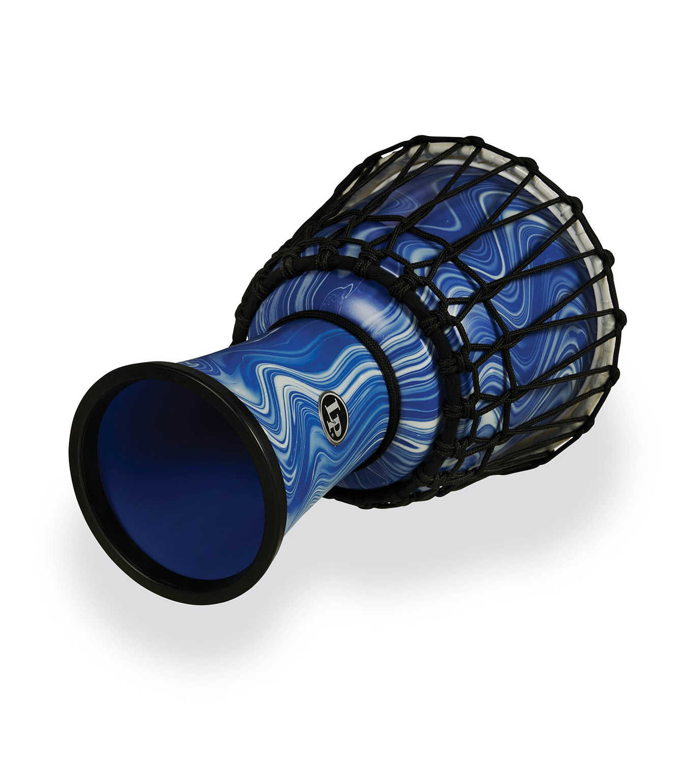 LP2010 BM 10 Rope Tuned Djembe Blue Marble Color - LP2010-BM - Melody House Dubai, UAE