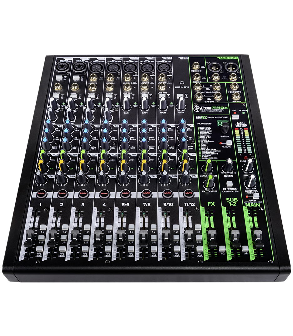 buy mackie profx12v3 professional 12 channel mixer w effects