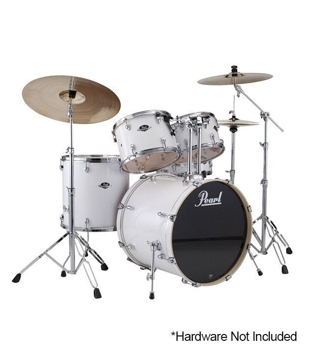 buy pearl export standard 5pc drums set pure white finish