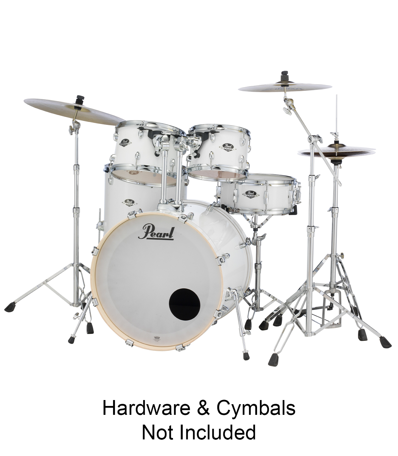 Export Standard 5pc Drums Set Pure White Finish - EXX725SP/C#33 - Melody House Dubai, UAE