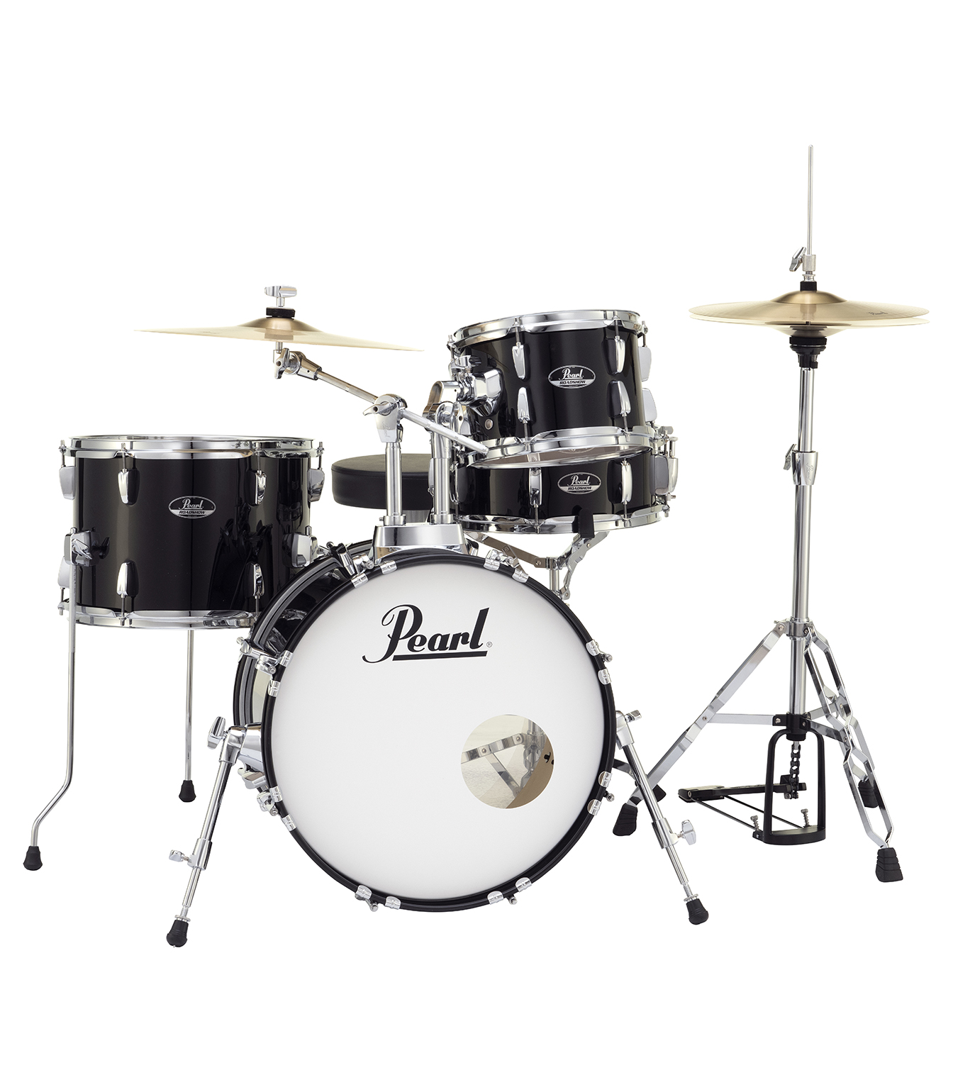 Pearl - Road Show 4pc kit w Hardware Cymbals Jet Black