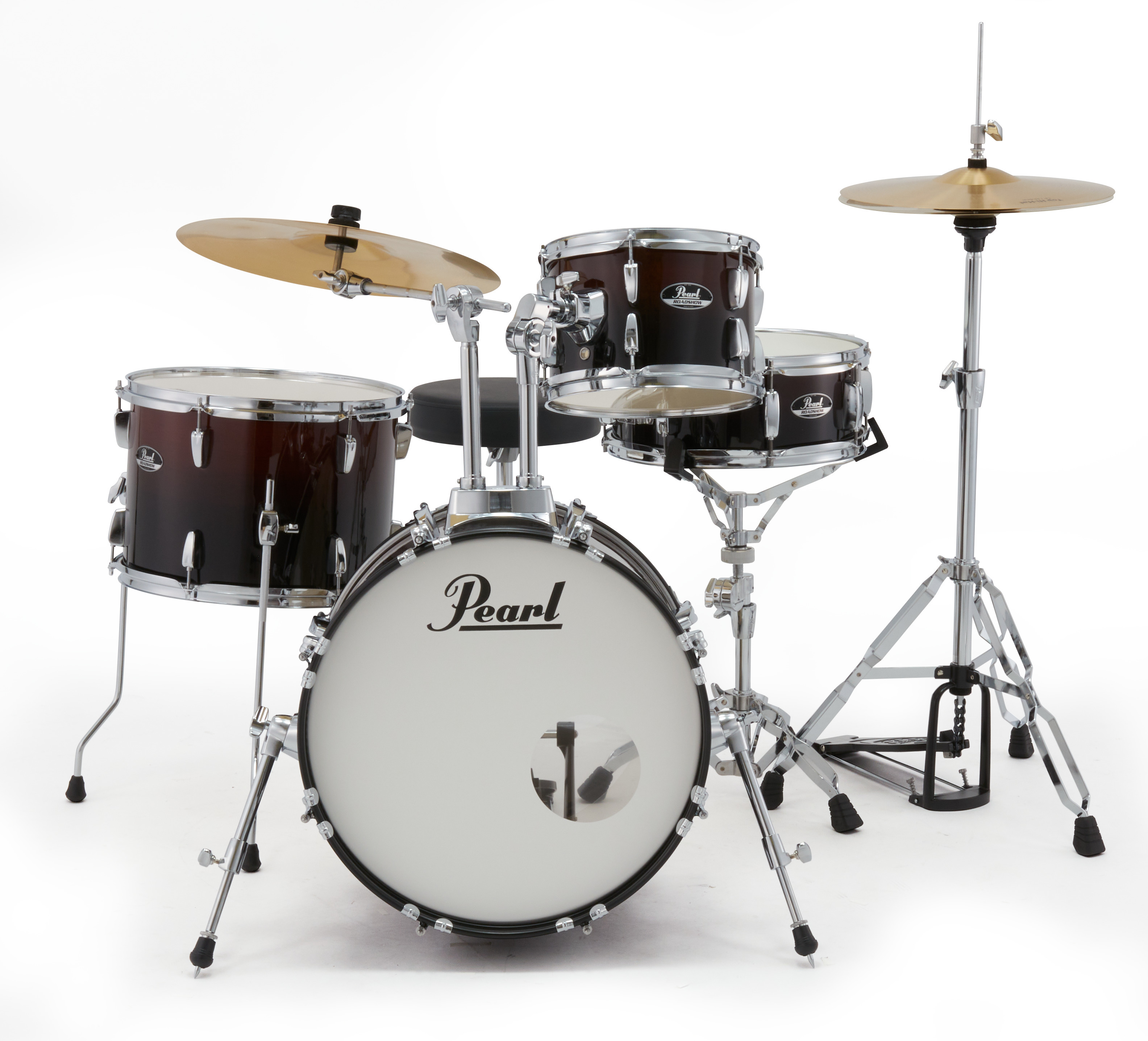 RS584C C 757 Roadshow 4pc Drum Set w stands cymba - RS584C/C#757 - Melody House Dubai, UAE