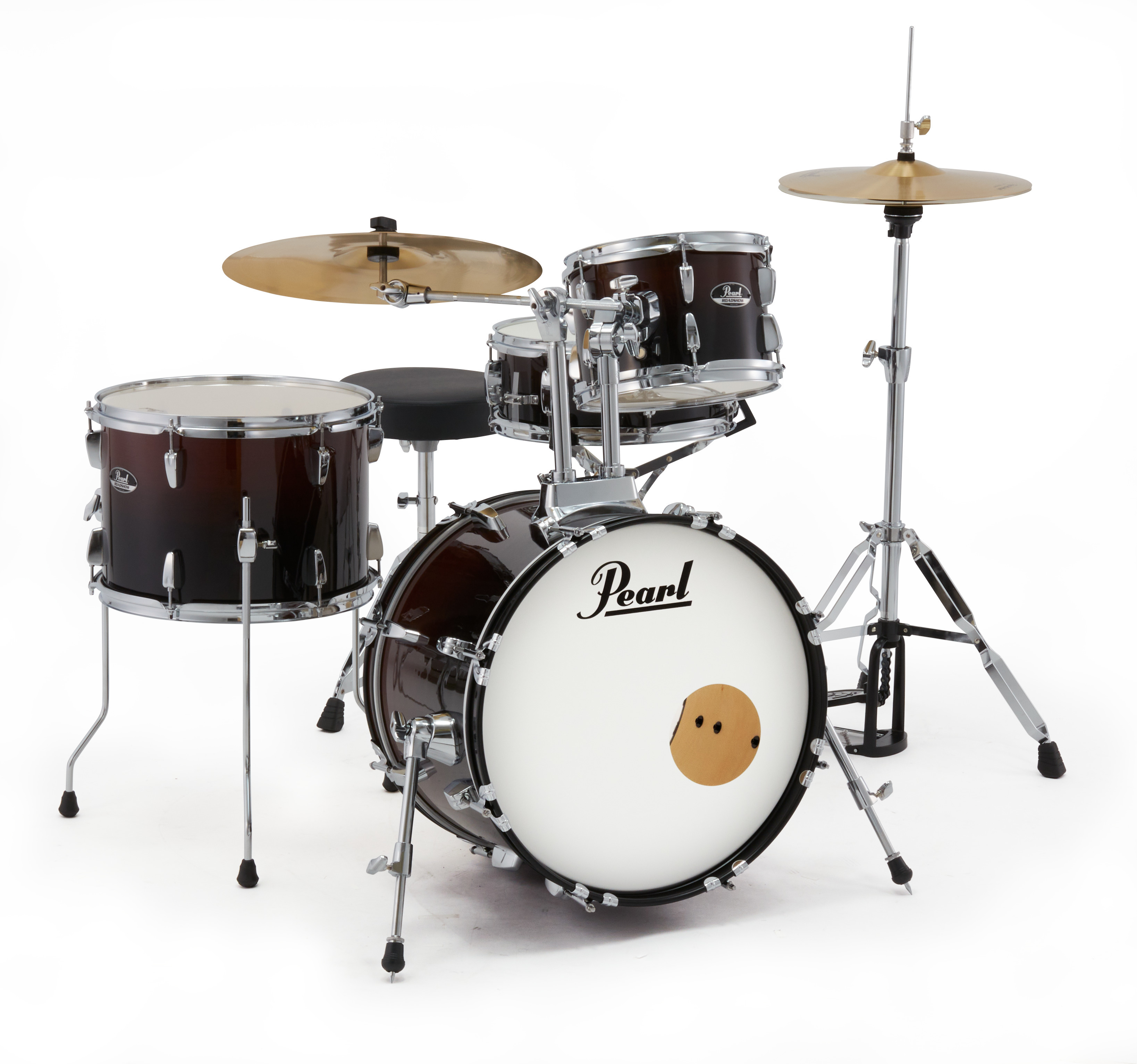 RS584C C 757 Roadshow 4pc Drum Set w stands cymba - RS584C/C#757 - Melody House Dubai, UAE