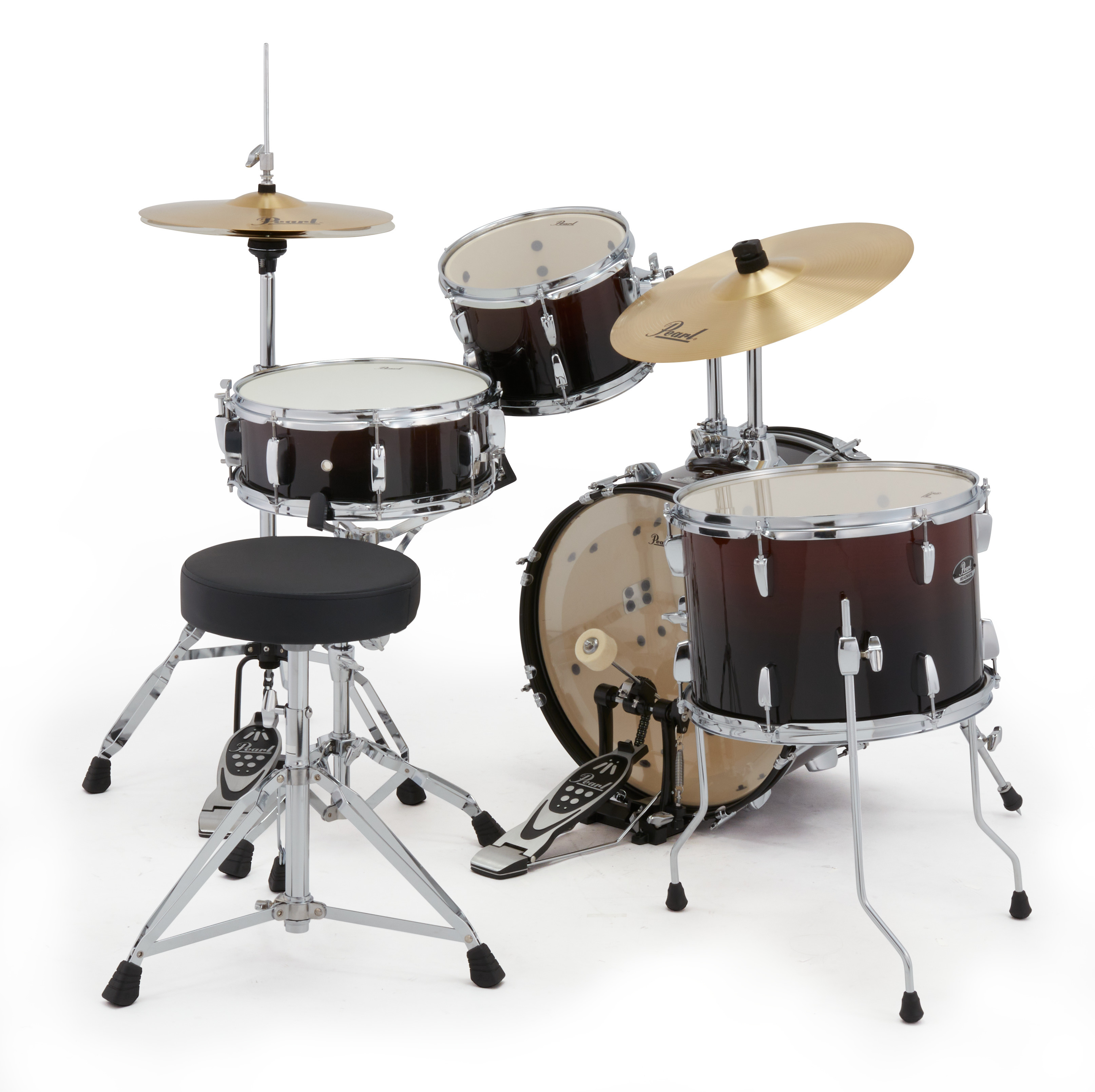 RS584C C 757 Roadshow 4pc Drum Set w stands cymba - RS584C/C#757 - Melody House Dubai, UAE