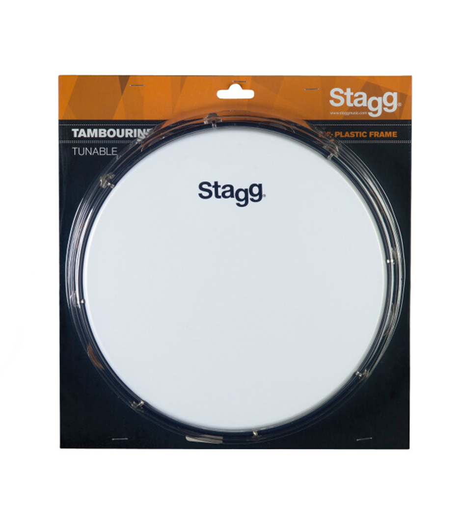 TAB 110P WD 10 TAMBOURINE 1RW JG PLST WOOD - TAB-110P/WD - Melody House Dubai, UAE