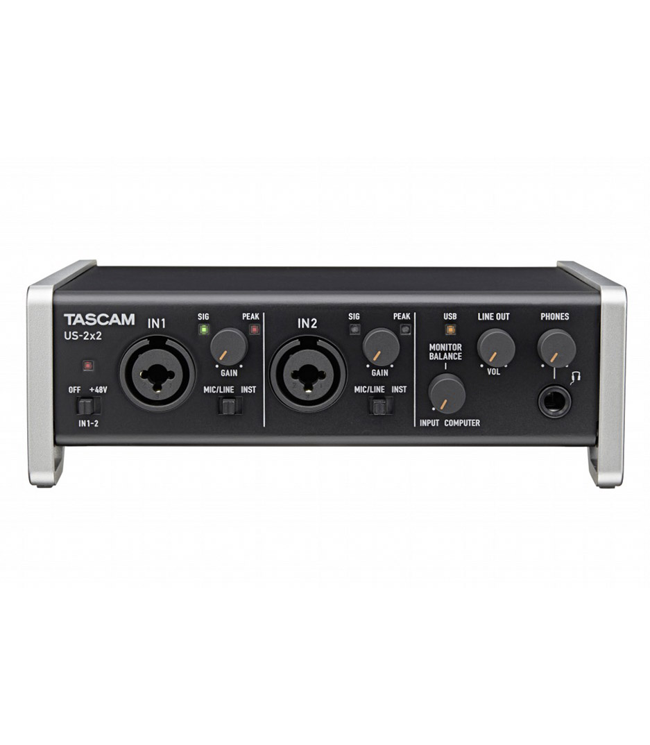 buy tascam us 2x2 2 in out usb audio interface