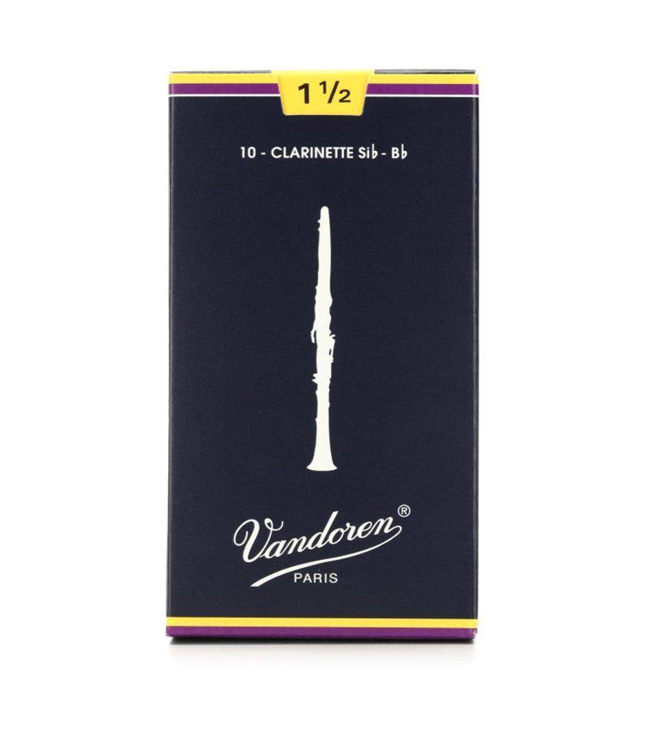 CR1015 Box of 10 trad Bb clar reeds n 1 5 - CR1015 - Melody House Dubai, UAE