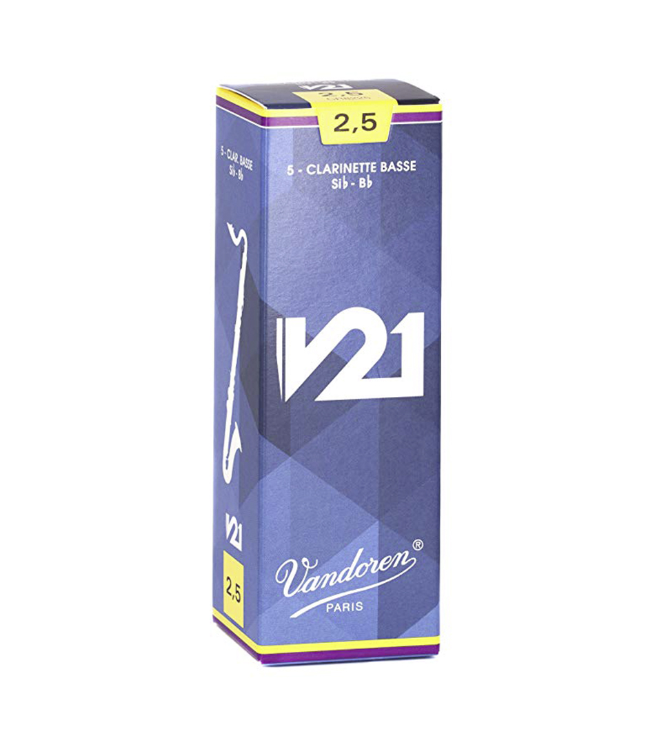 buy vandoren cr8225 box of 5 bass clar v21 reeds 2 5